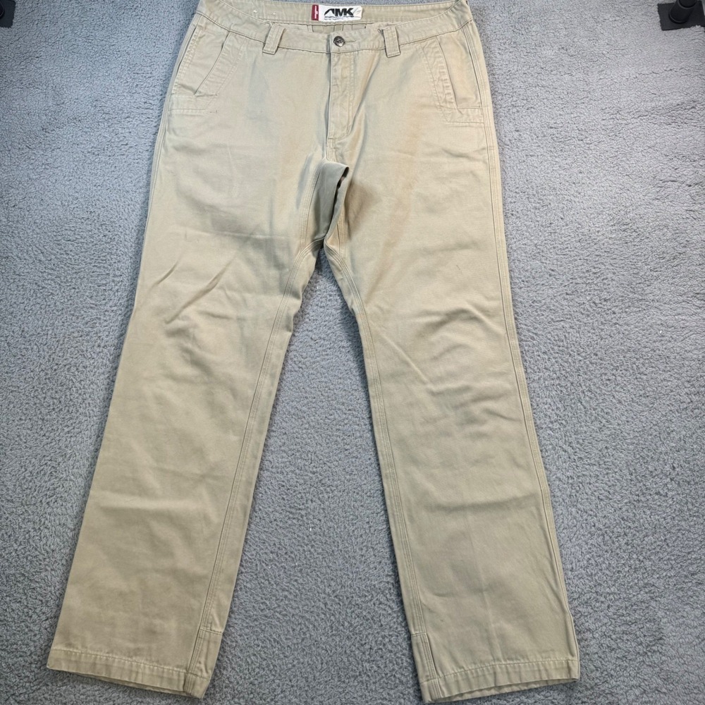 Mountain Khakis Broadway Fit Mens 36x32 Tan Cotton Chino Work Pants Khaki‎